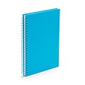 Poppin, Medium, Spiral Notebooks, Pool Blue, 25/Pack (104121)