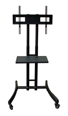 Rocelco TV/AV Cart, Steel Black (BSTC)