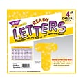 Trend® 4 Ready Letters®, Casual Sparkles, Yellow