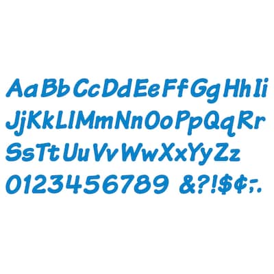 Blue 4-Inch Italic Ready Letters®