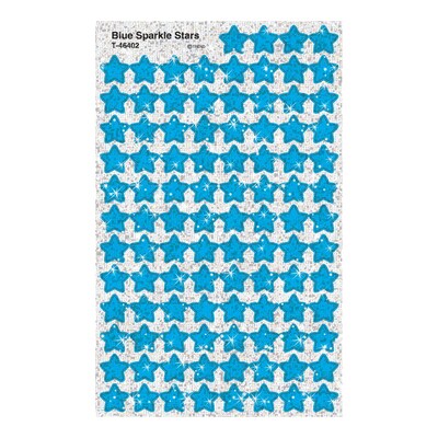 Trend® superShapes Sparkle Star Chart Seals; Blue