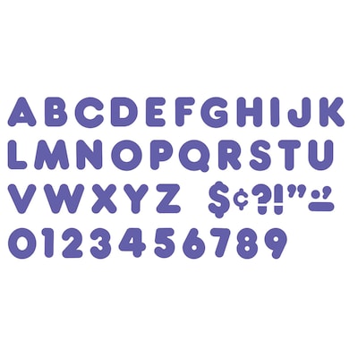 Trend® 4 Ready Letters®, Casual Purple