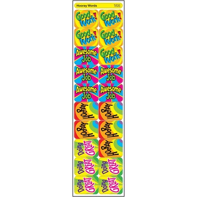 Applause Stickers, Hooray Words