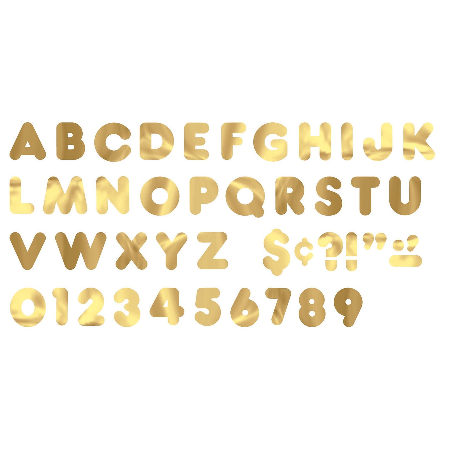 Metallic Gold 4 Casual Ready Letters®