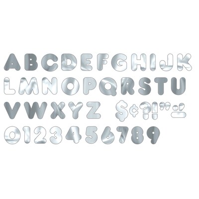 Metallic Silver 4 Casual Ready Letters®