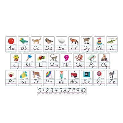 Modern Manuscript Photo Alphabet , Bulletin Board Set