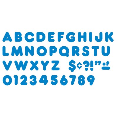 Ready Letters®, Blue, 3 Casual, 123 pieces