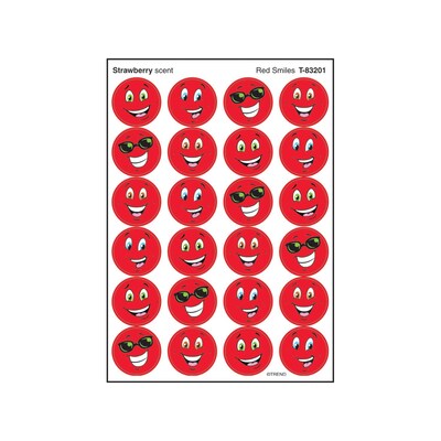 Trend Red Smiles/Strawberry Stinky Stickers, 96 ct. (T-83201)
