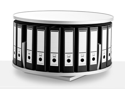Moll® Deluxe Desktop Binder & File Carousel Shelving (DCL-80)