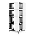 Moll® Cube Binder & File Carousel Shelving, Four Tier (CUBE4)