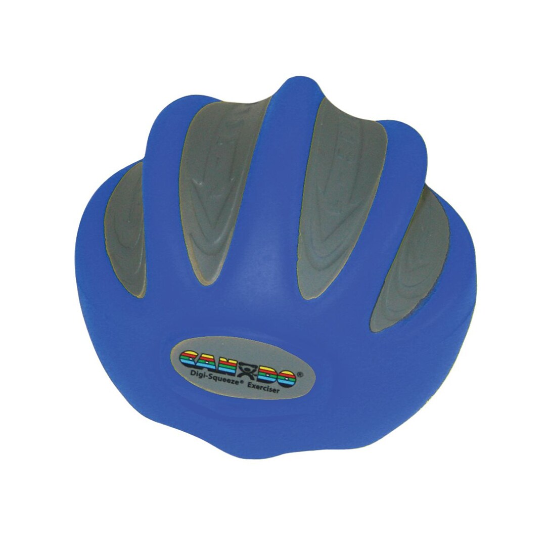 Medium Fabrication CanDo Digi-squeeze Hand Finger Exerciser Heavy Blue for sale online 