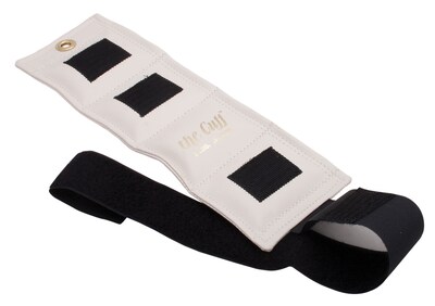 The Deluxe Cuff® Ankle and Wrist Weight; 2 lb, White