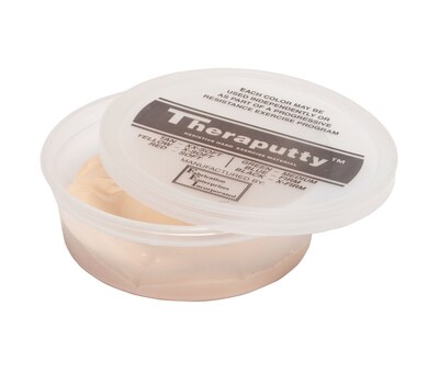 CanDo® Antimicrobial Theraputty® Exercise Material; 4 oz, Tan, XX-Soft
