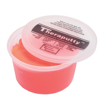 CanDo® Scented Theraputty® Exercise Material; 1 lb, Cherry, Red, Soft