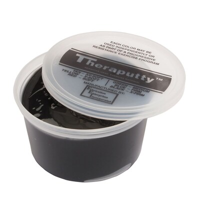 CanDo®  Theraputty® Exercise Material; 1 lb, Black, X-firm