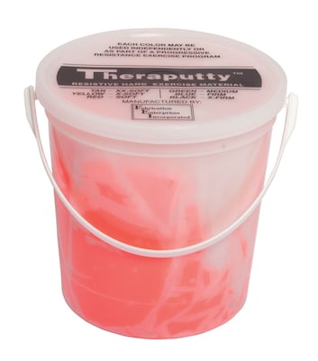 CanDo®  Theraputty® Exercise Material; 5 lb, Red, Soft