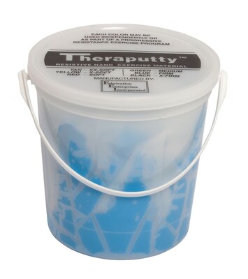 CanDo® Antimicrobial Theraputty® Exercise Material; 5 lb, Blue, Firm