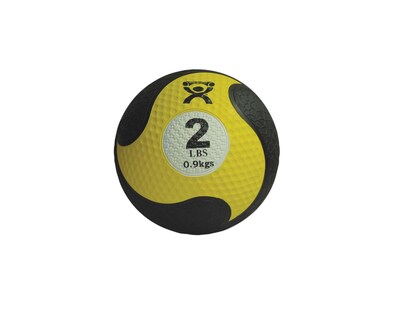 CanDo® Firm Medicine Ball; 8 Diameter, Yellow, 2 lb