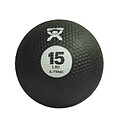 CanDo® Firm Medicine Ball; 10 Diameter, Black, 15 lb