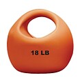 CanDo® One Handle Medicine Ball; 18 lb, Gold