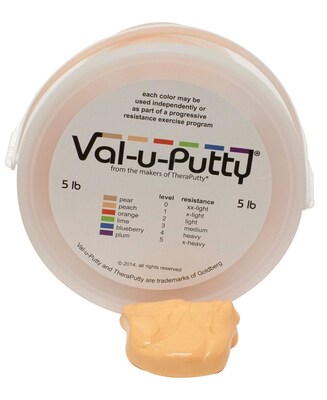 Val-u-Putty™ Exercise Putty; Peach (lx-soft), 5 lb