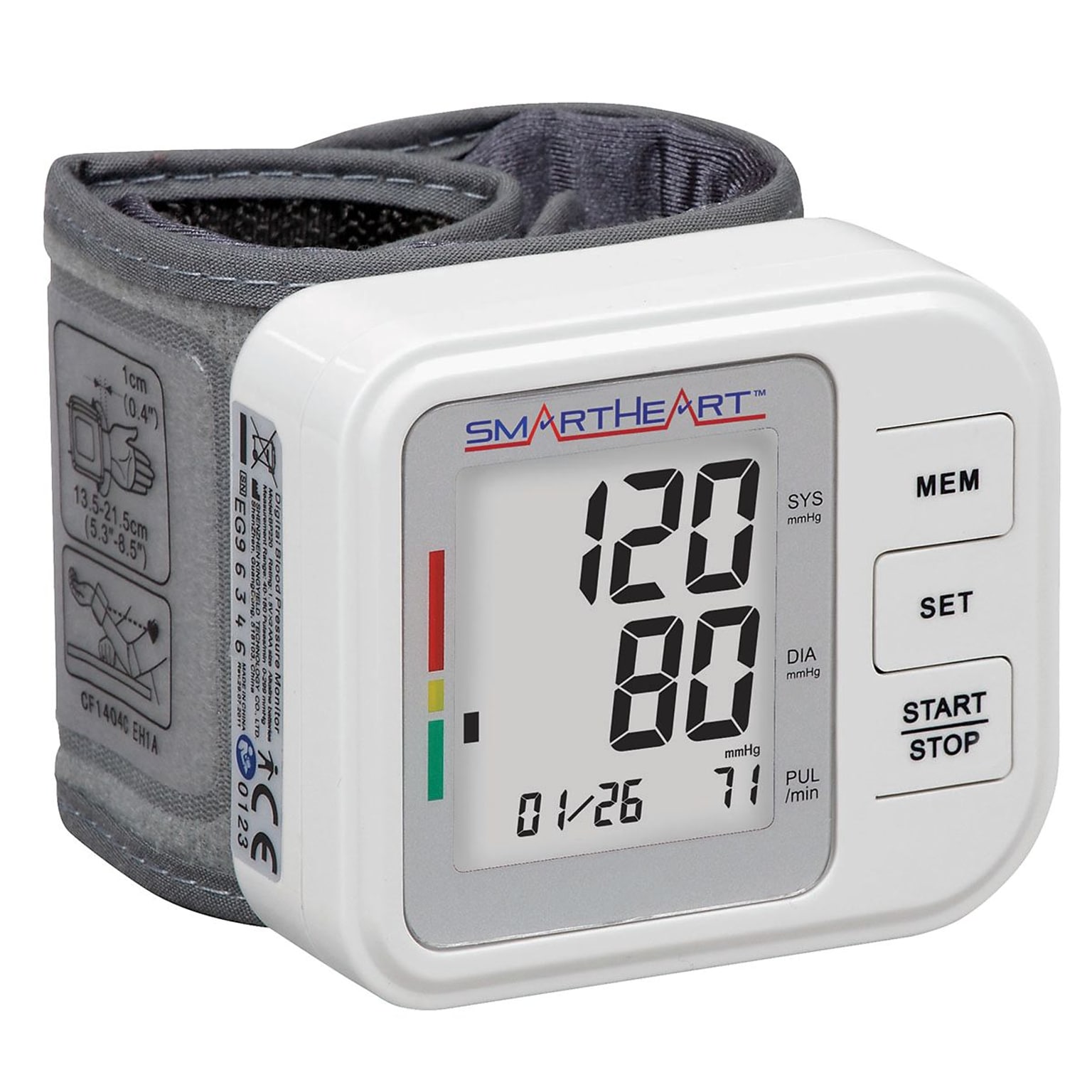 Wristwatch - Blood Pressure and Pulse Monitor