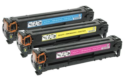 Quill Brand® Remanufactured Cyan/Magenta/Yellow Standard Yield Toner Cartridge Replacement for HP 12