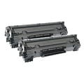 Quill Brand® Remanufactured Black Standard Yield Toner Cartridge Replacement for HP 35A (CB435D), 2/