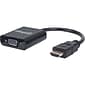 Manhattan® HDMI to VGA Male/Female Audio/Video Converter, Black (151436)