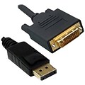 Xavier DisplayPort to DVI Male/Male Video Cable, 6, Black (DPDVI06B)