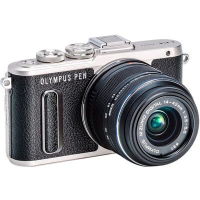 Olympus® Pen E-Pl8 16.1 Mp Mirrorless Digital Camera; 3X, 14 Mm - 42 Mm, Black