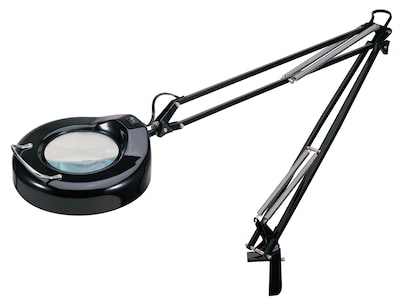 V-LIGHT Fluorescent Full Spectrum Magnifier Clamp Lamp, Black (VS103B)