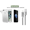 Apple iPhone 6 Plus / 6s Plus Value Kit - Clear Case, Tempered Glass Screen Protector and Lightning Cable
