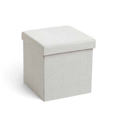 Poppin Box Seat, Light Gray (101878)