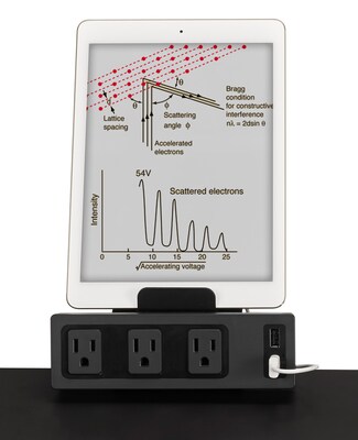 Diversified Woodcrafts Clamp Mount Outlet, 7.25" x 3" x 5.25", Black (251975)