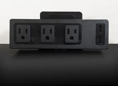 Diversified Woodcrafts Clamp Mount Outlet, 7.25" x 3" x 5.25", Black (251975)