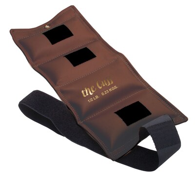 The Cuff® Original Ankle and Wrist Weight; 0.5 lb - Walnut
