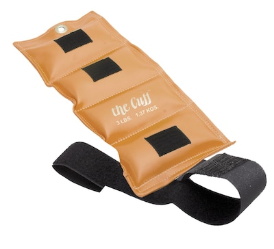 The Cuff® Original Ankle and Wrist Weight; 3 lb - Gold