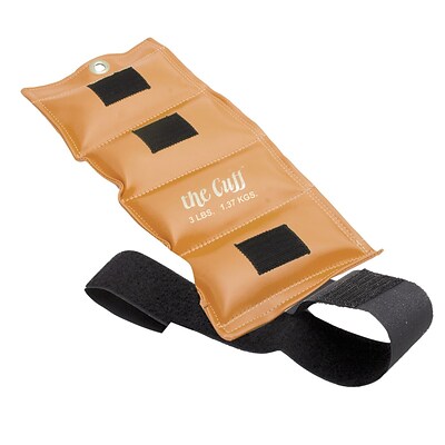 The Cuff® Original Ankle and Wrist Weight; 3 lb - Gold