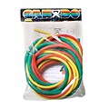 CanDo® Low Powder Exercise Tubing Pep™ Pack - Easy with Yellow, Red, and Green tubing