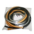 CanDo® Low Powder Exercise Tubing Pep™ Pack - Challenging with Black, Silver, and Gold tubing