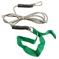 CanDo® Exercise Bungee Cord with Attachments; 7, Green - medium