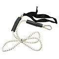 CanDo® Exercise Bungee Cord with Attachments; 4, Black - x-heavy