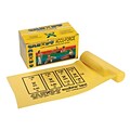CanDo® AccuForce™ Exercise Band; 6 yard roll - Yellow - x-light