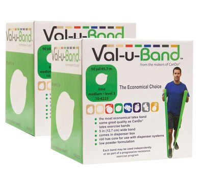 Val-u-Band® Low Powder; Twin-Pak®; 100 yard (2 - 50 yard boxes), lime (level 3/7)