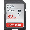 SanDisk® Ultra Class 10/UHS-1 SDHC Flash Memory Card, 32GB (SDSDUNC-032G-AN6IN)