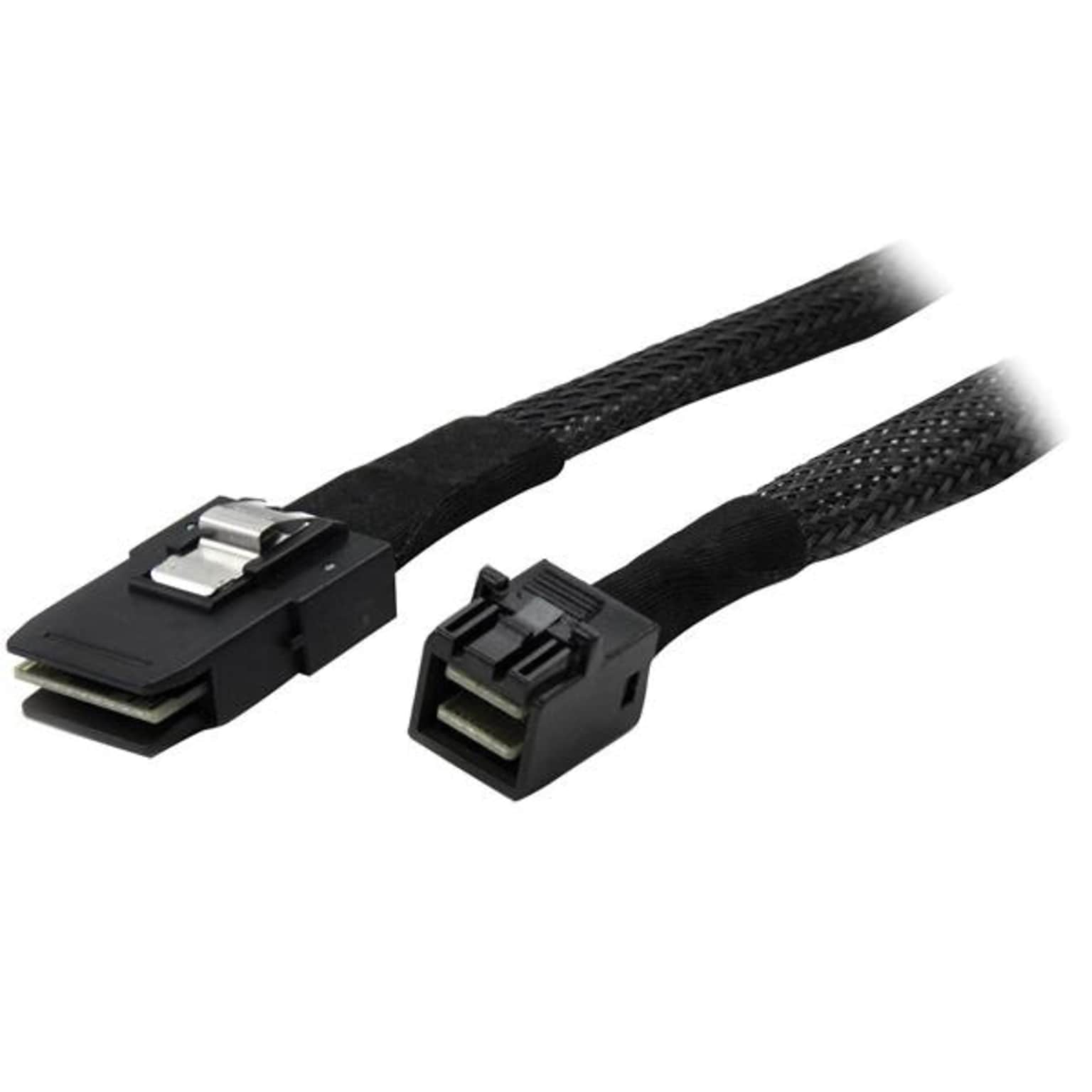 StarTech.com® Mini-SAS Male/Male Internal Data Transfer Cable, 3.3, Black (SAS87431M)