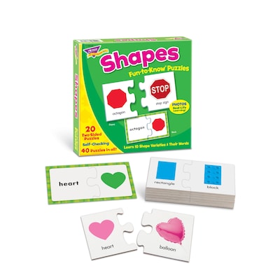 Trend® Fun-To-Know® Early Childhood Puzzles, Shapes