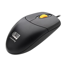 AdessoWired Waterproof Optical Mouse, Black (IMOUSEW3)