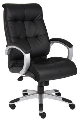 Boss Double Plush High Back Executive Chair, Black (B8771S-BK)